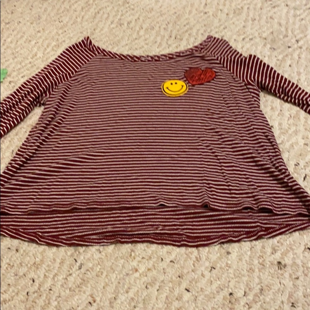 Cute long sleeve justice blouse